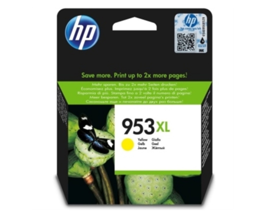דיו צהוב מקורי למדפסת HP953XL F6U18AE