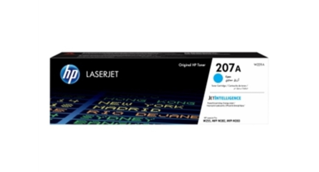 טונר כחול  מקורי למדפסת HP207A W2211A