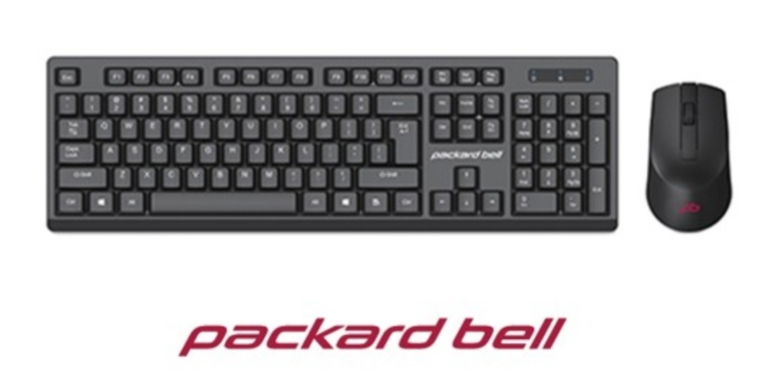 סט מקלדת ועכבר אלוחוטי דגם PECKARD BELL