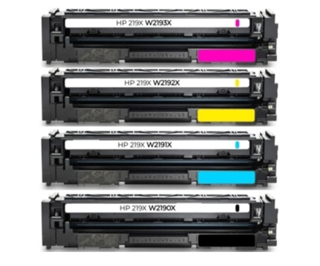 סט טונרים שחור וצבעוני תואם למדפסת עד 3200 דף HP-P219X