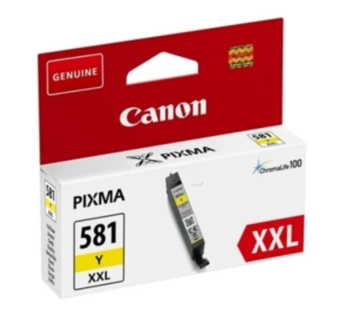 דיו צהוב מקורי למדפסת קנון CANON CLI581XXL Y -