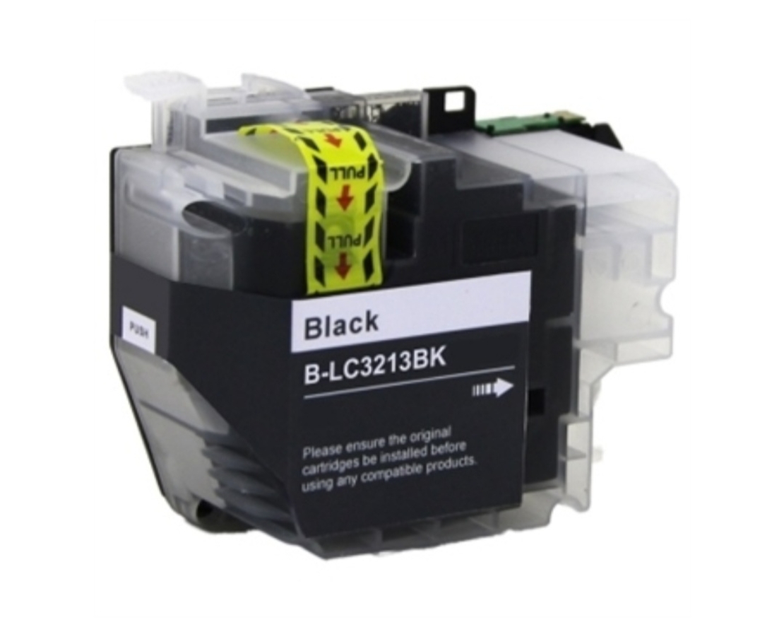 דיו שחור תואם למדפסת ברדר BROTHER LC3213BK