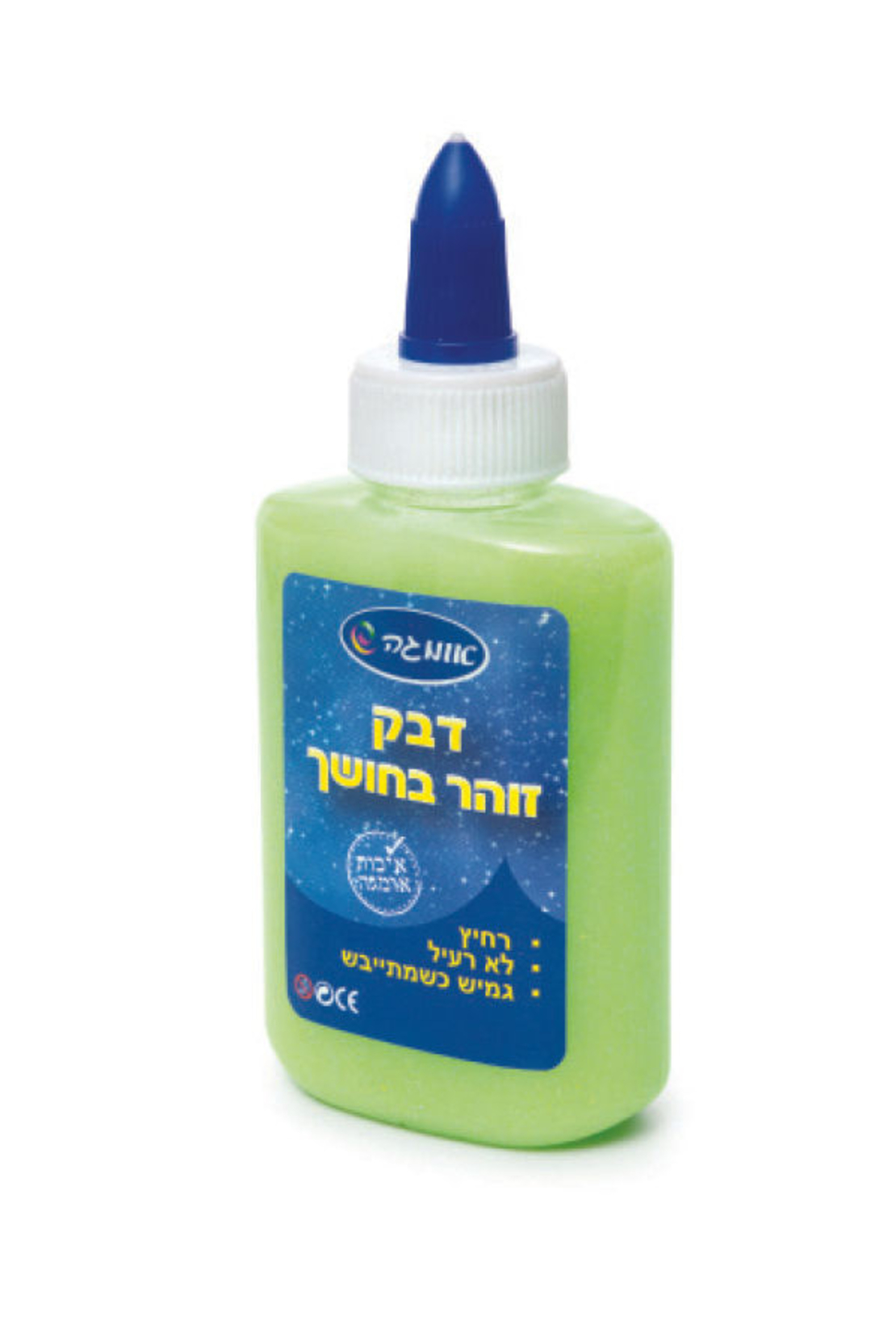 דבק זוהר בחושך ירוק