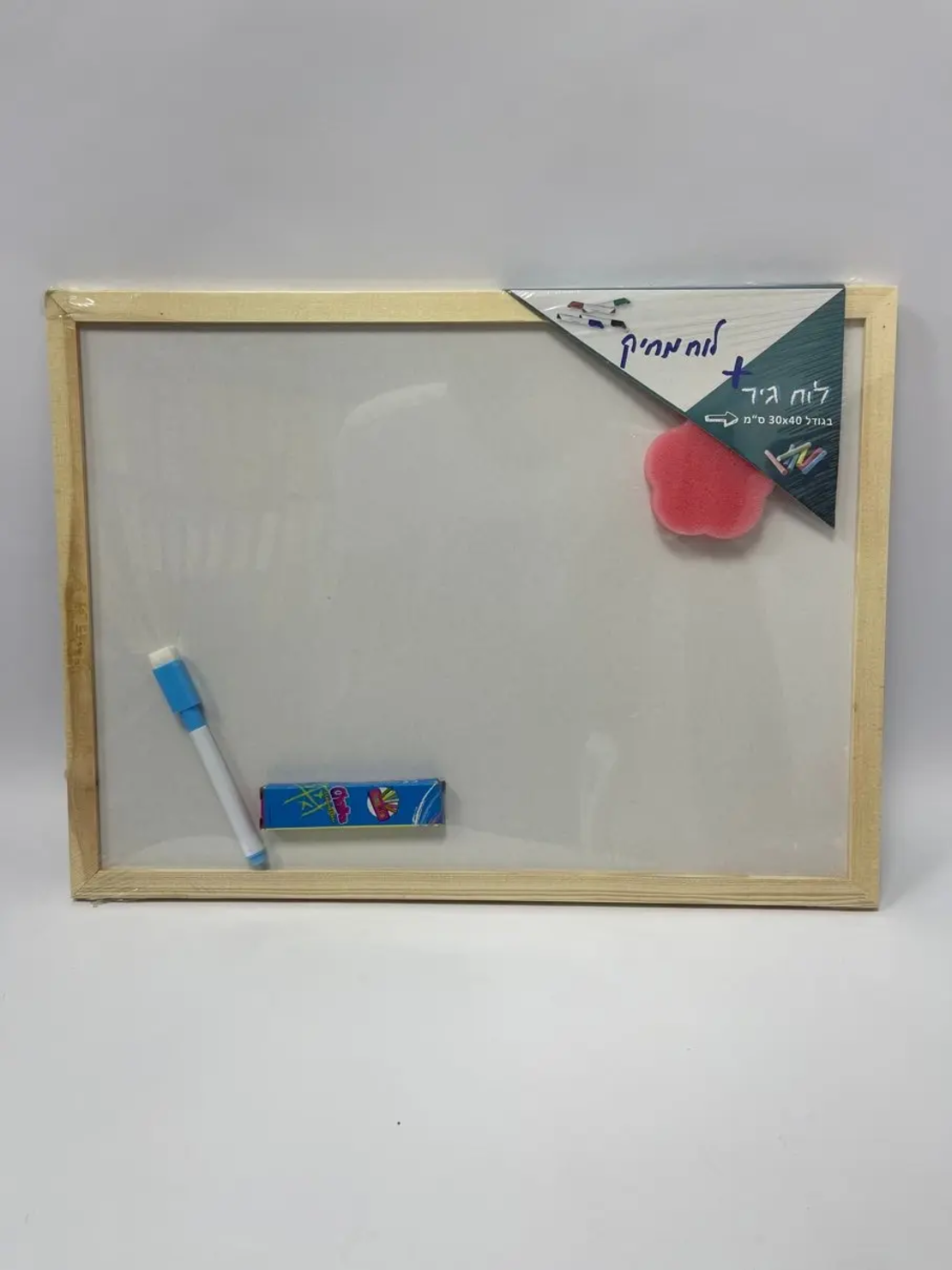לוח מחיק וגיר 30*40