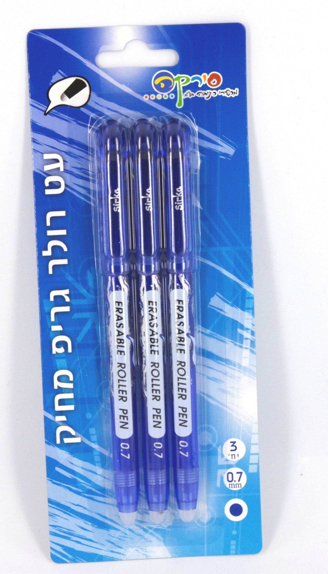 עט רולר מחיק 3 יח'
