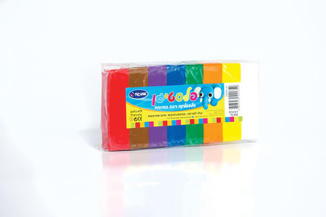 פלסטיגן 5 צבעים 100 גר'
