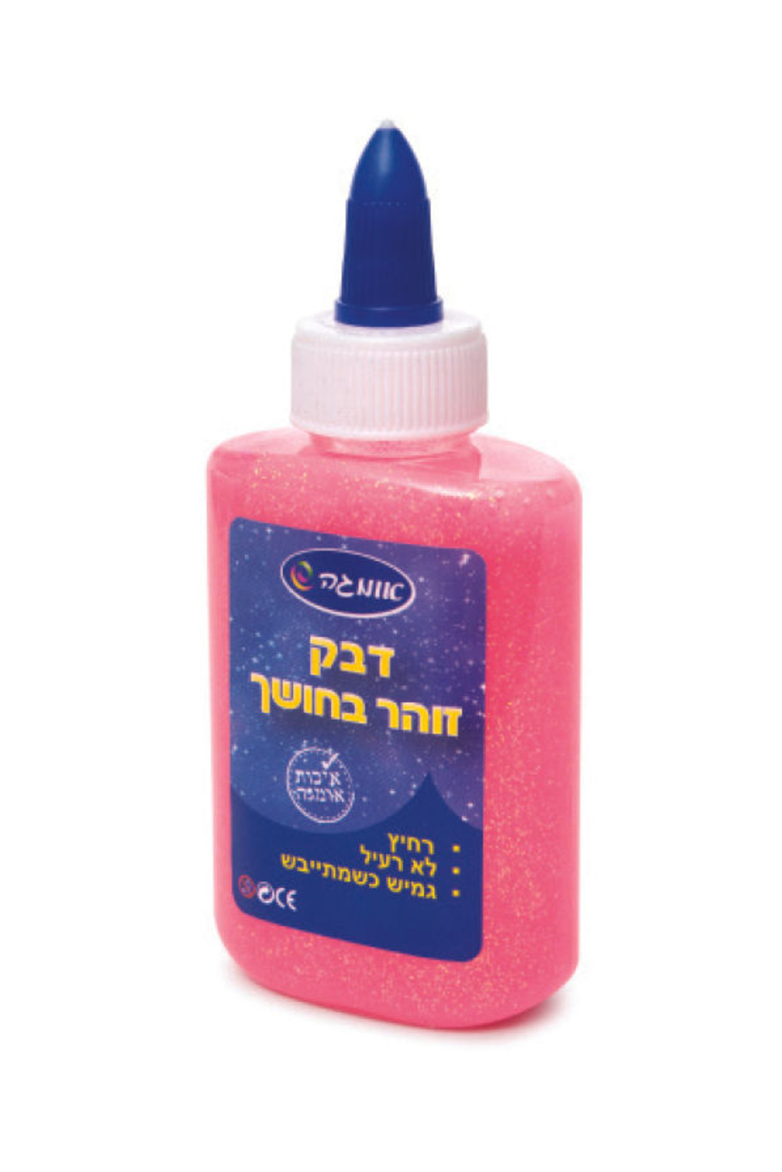 דבק זוהר בחושך אדום