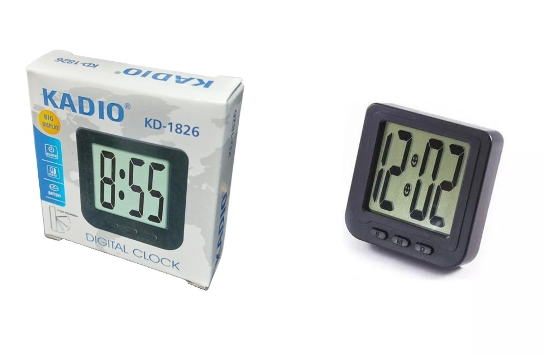 שעון דגיטלי ביפר + תאריך 6 סמ