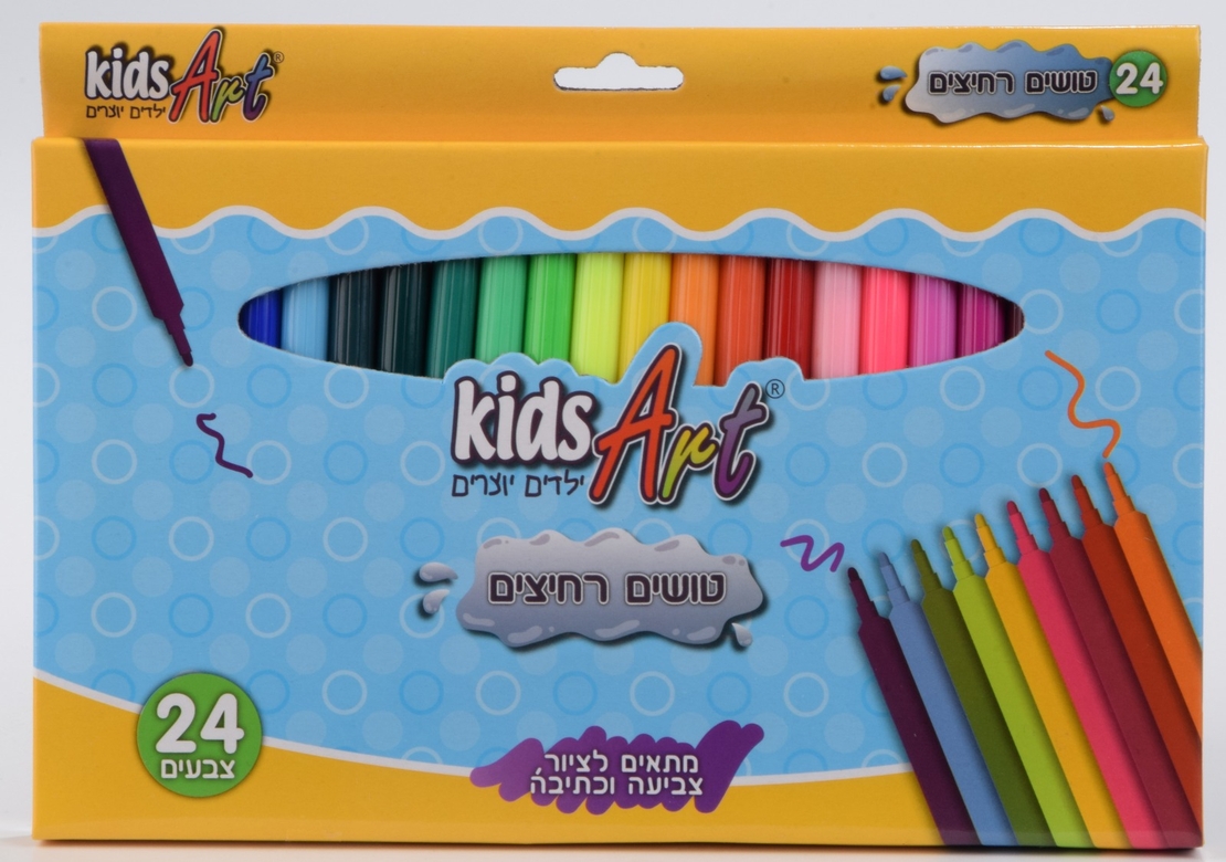 24 טושים רחיצים