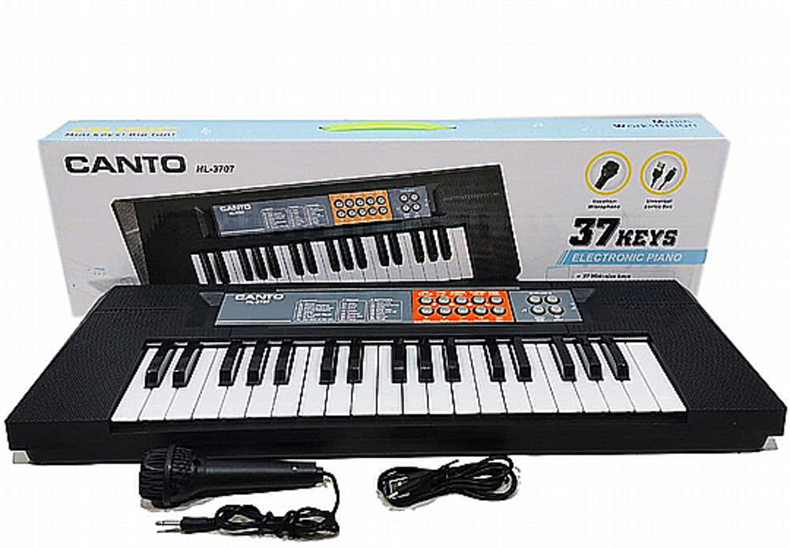 אורגן 37 קלידים 5 פונקציות מיקרופון + USB