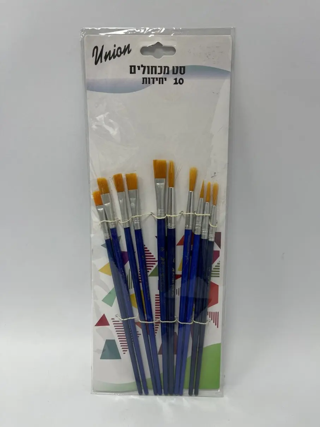 -סט מכחולים 1/10 שטוח (9192) ( ארוז 12 )