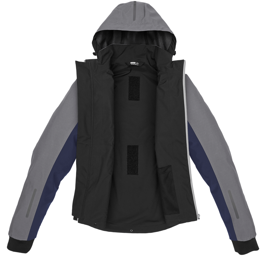 מעיל קפוצ׳ון SPIDI Hoodie H2Out II אפור/כחול