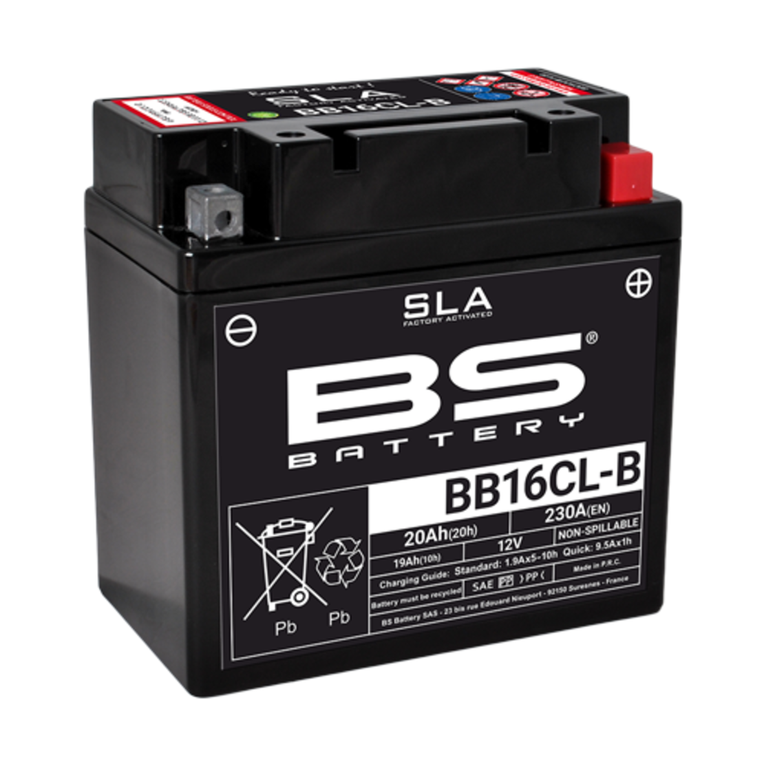 מצבר BS BATTERY SLA BB16CL-B (FA)