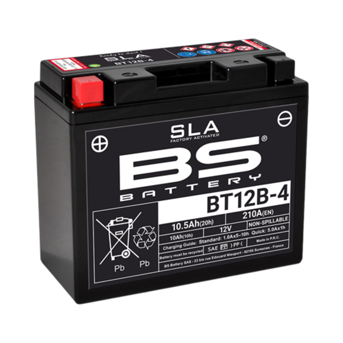 מצבר BS BATTERY SLA BT12B-4 (FA)