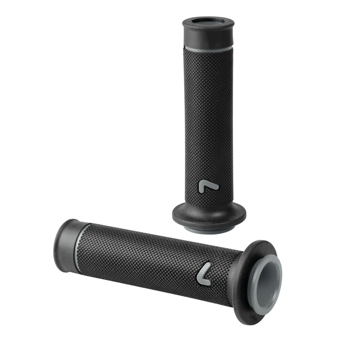 גריפים ספורטיבים לאופנועי כביש שחור/אפור LAMPA