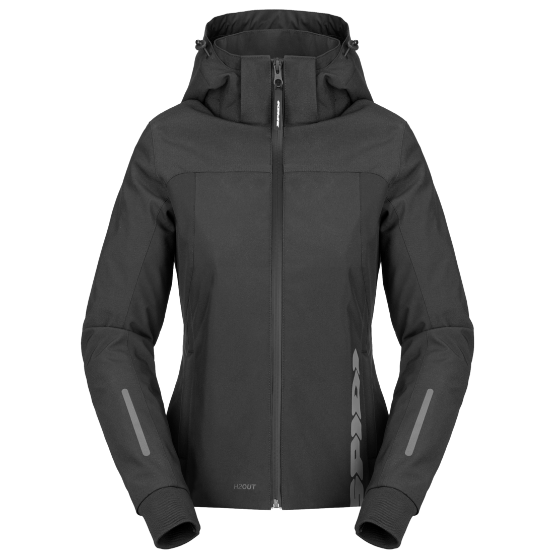 מעיל חורף נשים SPIDI HOODIE H2OUT II LADY שחור