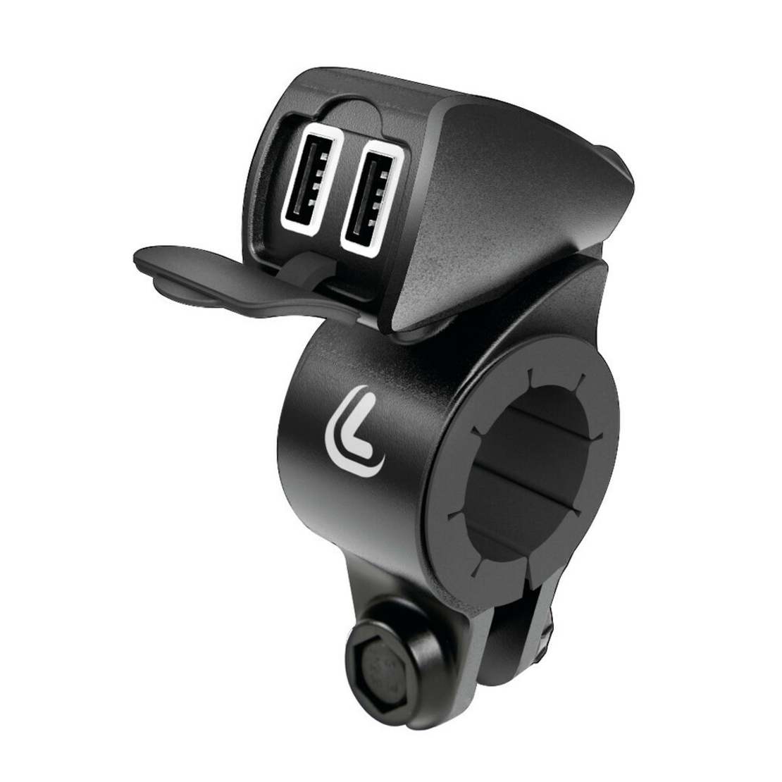 שקע USB כפול לכידון LAMPA