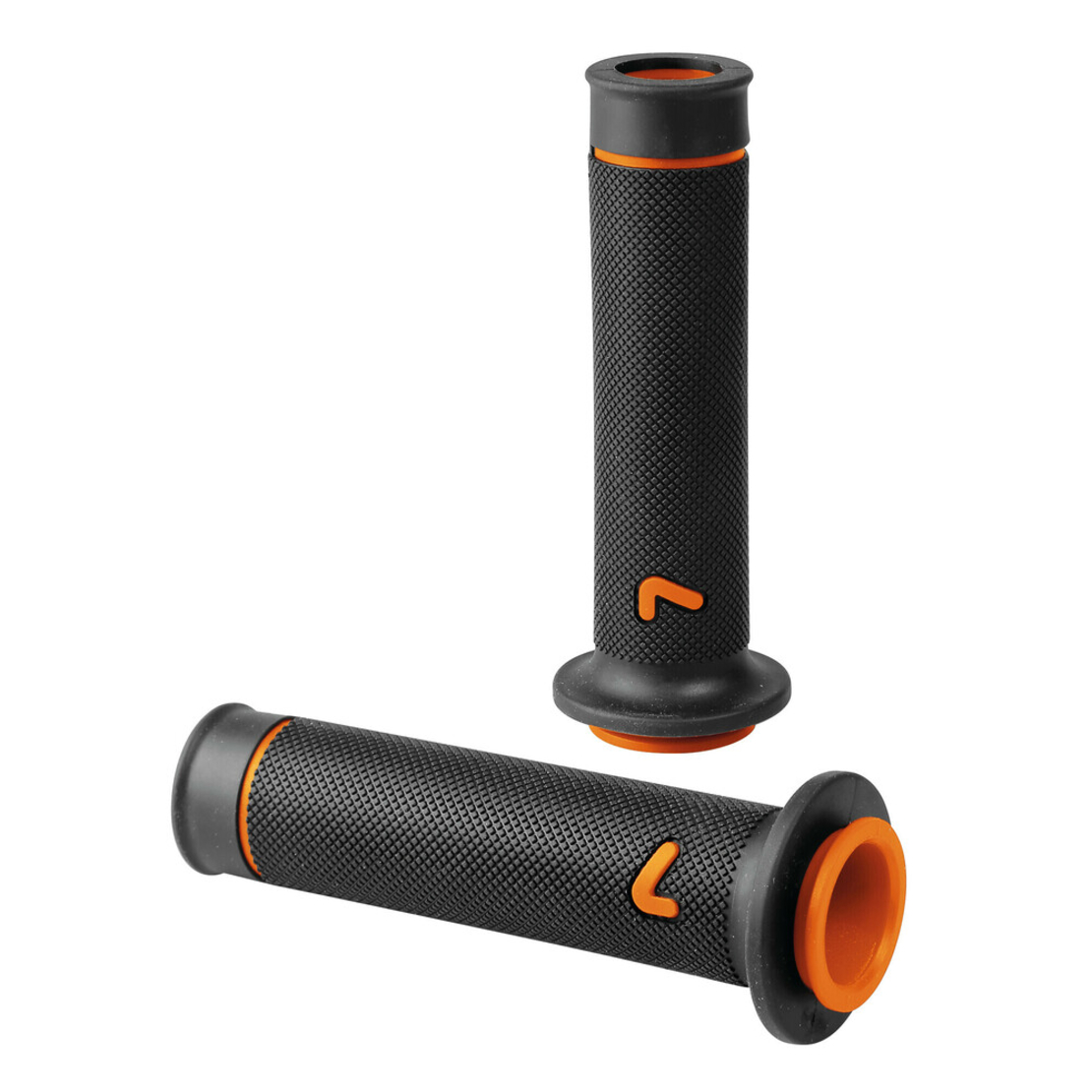 גריפים ספורטיבים לאופנועי כביש שחור/כתום LAMPA