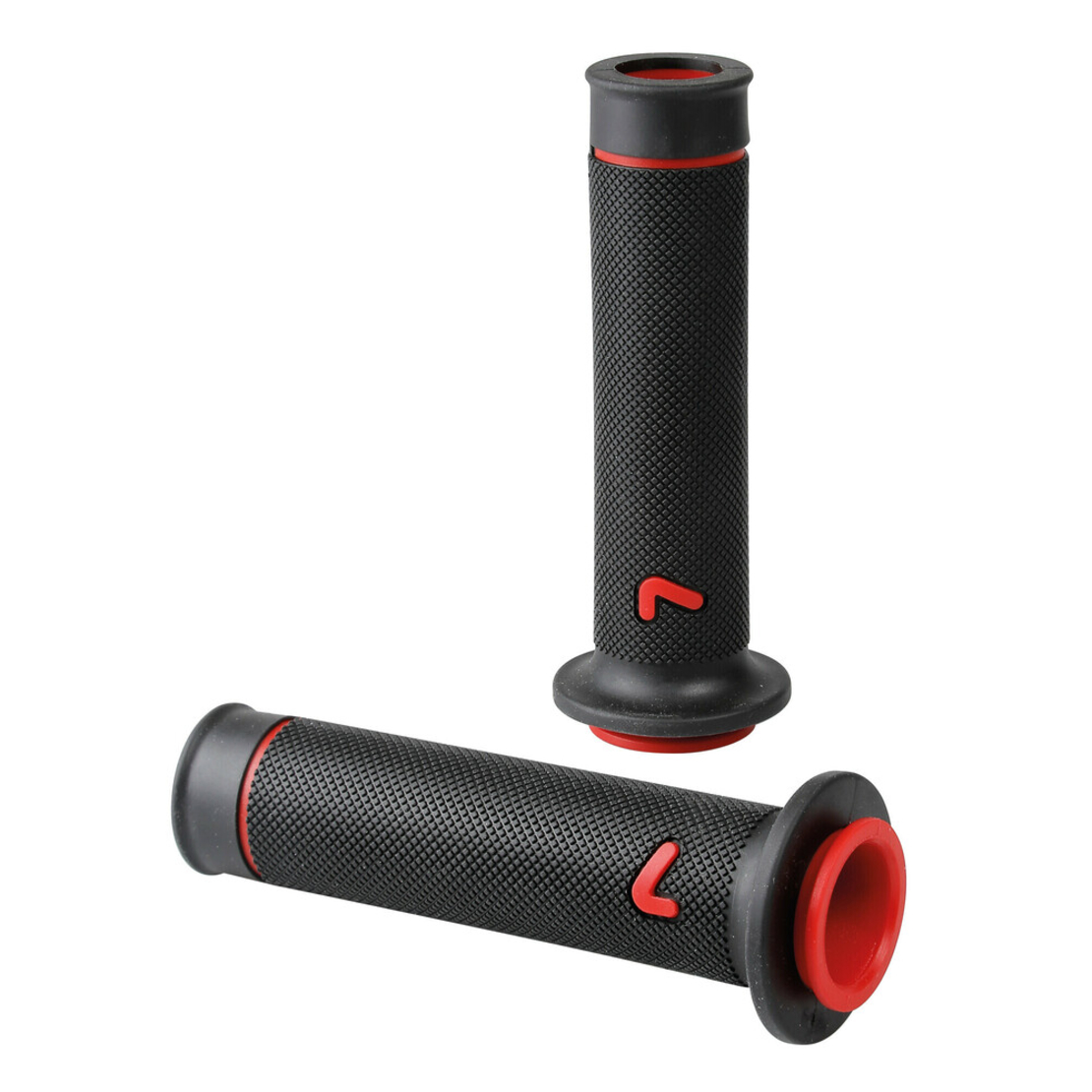גריפים ספורטיבים לאופנועי כביש שחור/אדום LAMPA