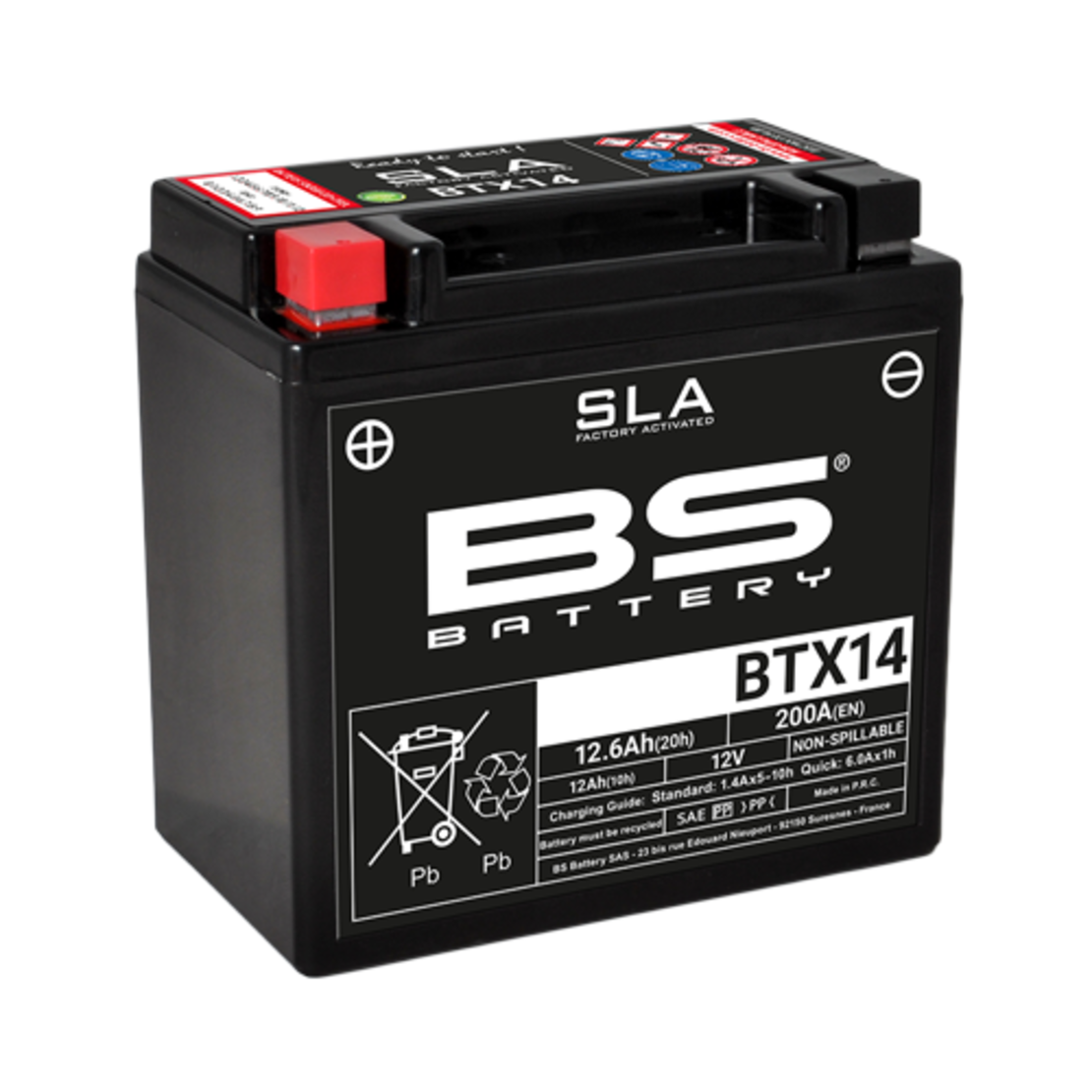 מצבר BS BATTERY SLA BTX14 (FA)