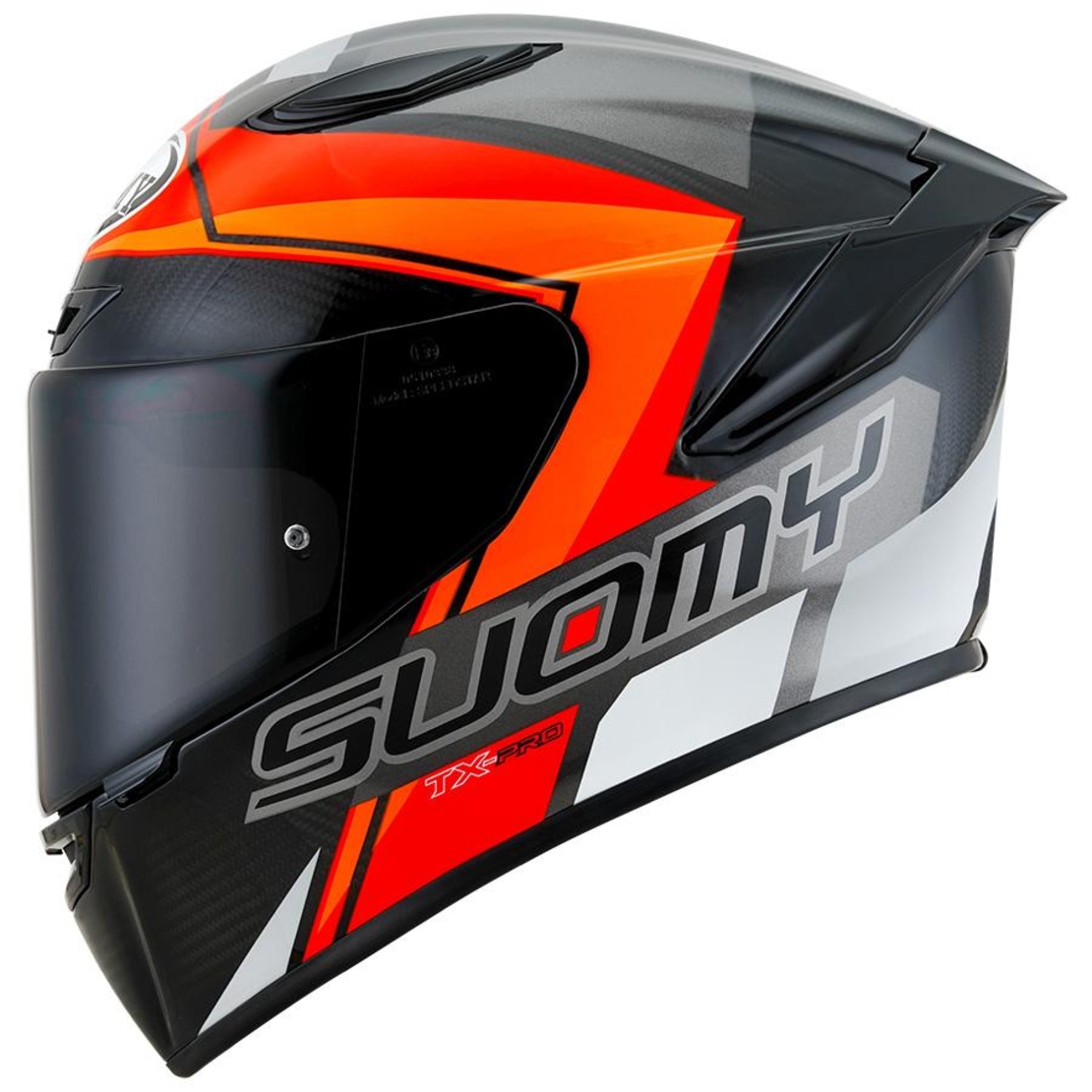 קסדת ספורט SUOMY TX-PRO קרבון/שחור/כתום/אפור מט
