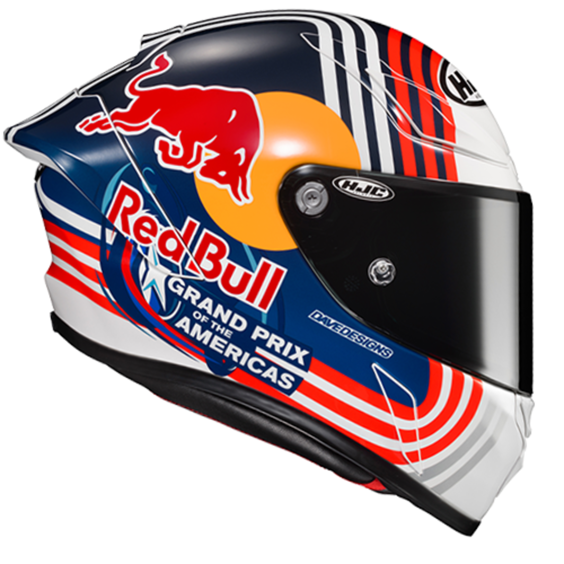 קסדה HJC RPHA1 RED BULL AUSTIN GP כחול/לבן/אדום