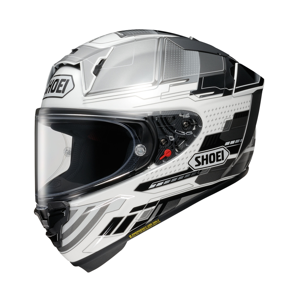 קסדת SHOEI X-SPR PRO PROXY TC-6 אפור/לבן/שחור