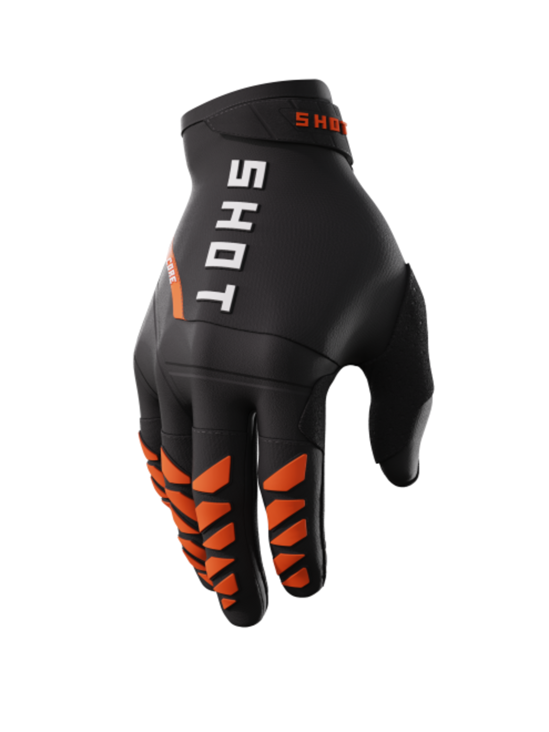 כפפות שטח SHOT Core Orange שחור/כתום