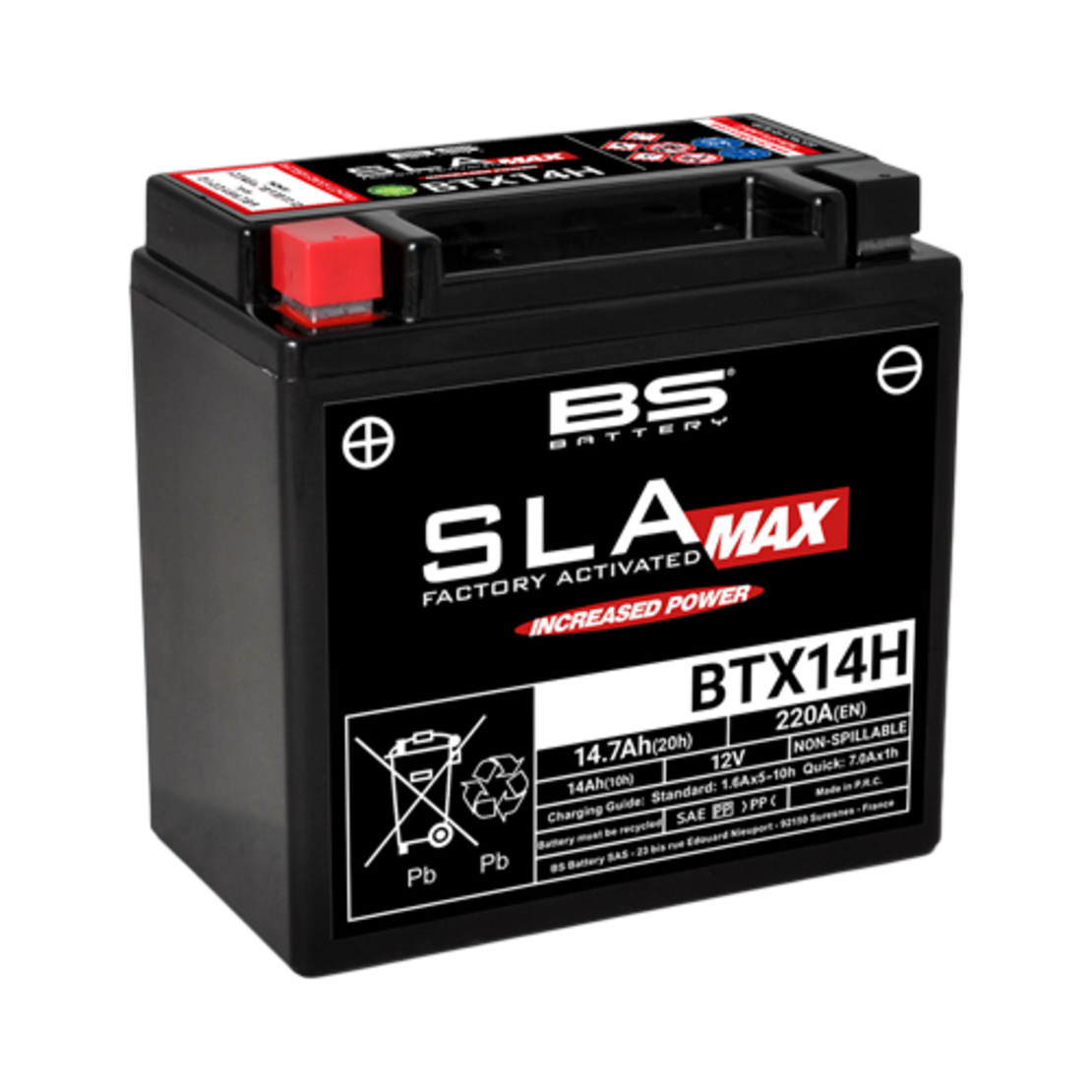 מצבר BS BATTERY SLA BTX14H MAX (FA)