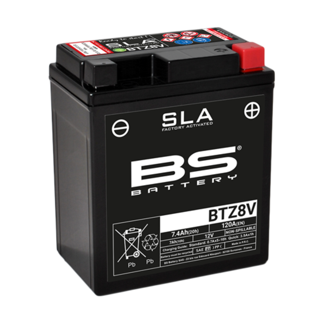 מצבר BS BATTERY SLA BTZ8V (FA)