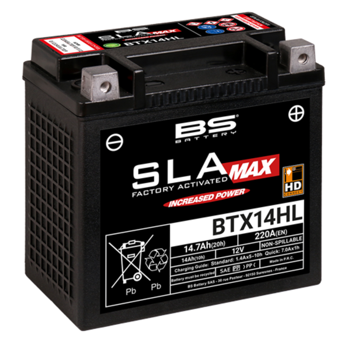 מצבר BS BATTERY BTX14HL MAX