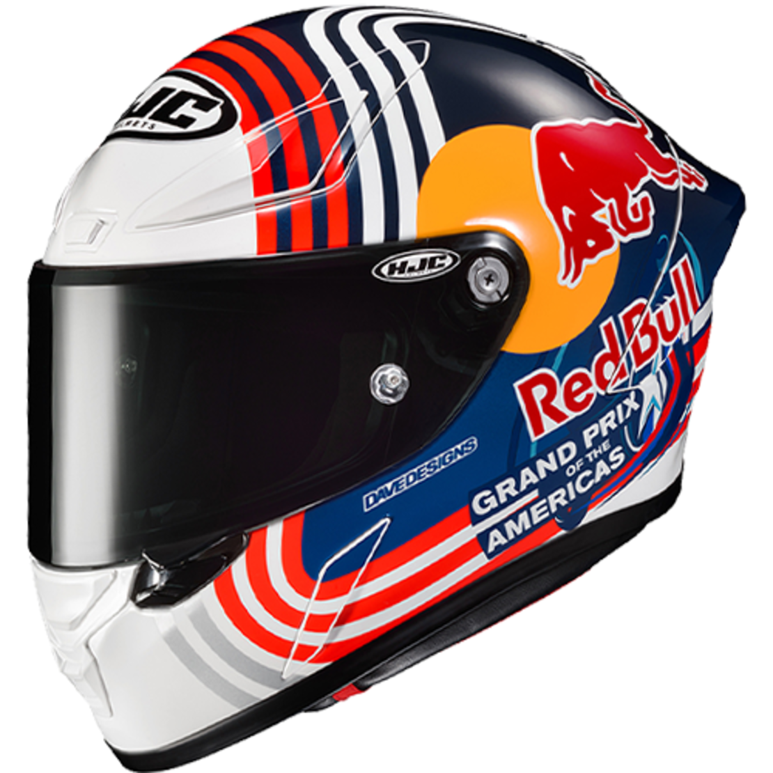 קסדה HJC RPHA1 RED BULL AUSTIN GP כחול/לבן/אדום