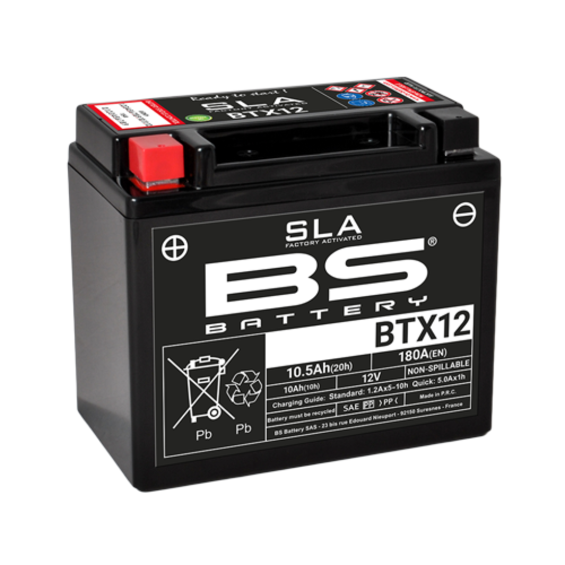 מצבר BS BATTERY SLA BTX12 (FA)