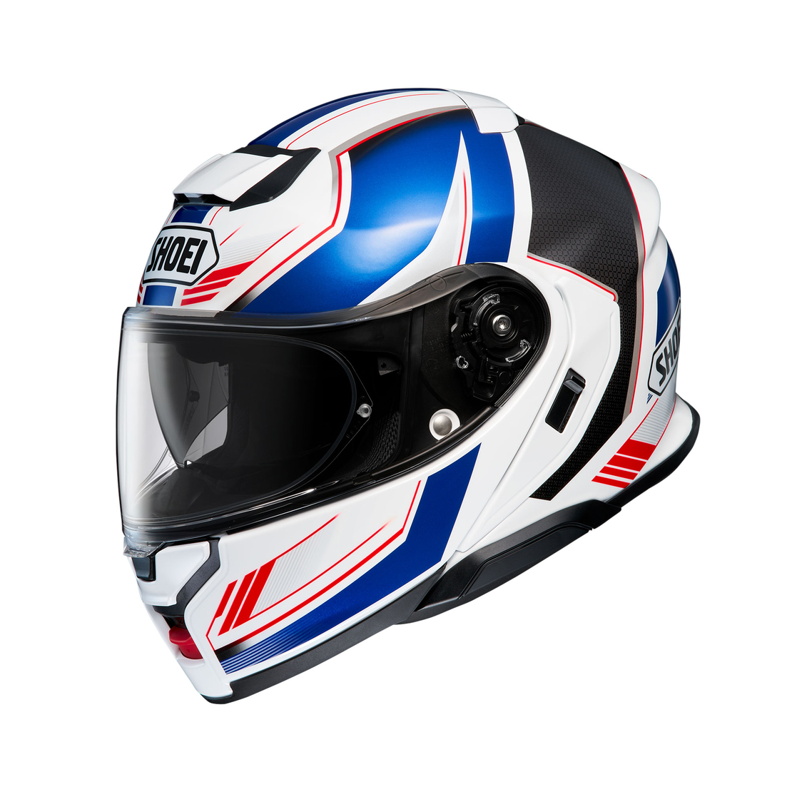 קסדת SHOEI NEOTEC 3 GRASP TC-10 לבן/כחול/שחור