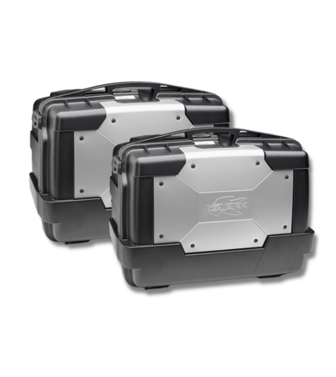 זוג ארגזי צד פלסטיק 46 ליטרים גימור ניקל KAPPA MONOKEY® KGR46 - זוג