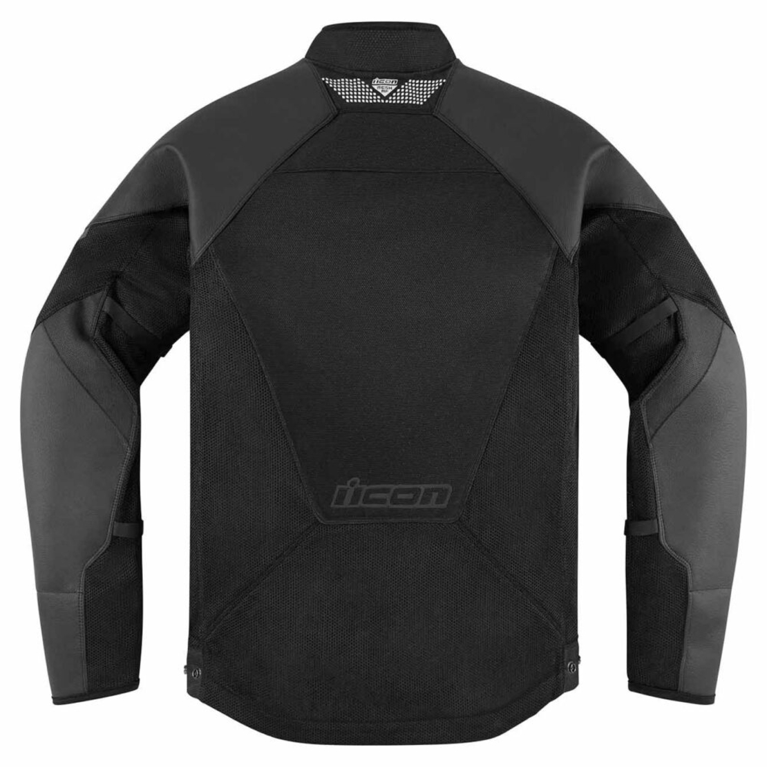 מעיל קיץ משולב עור ICON MESH AF Leather שחור