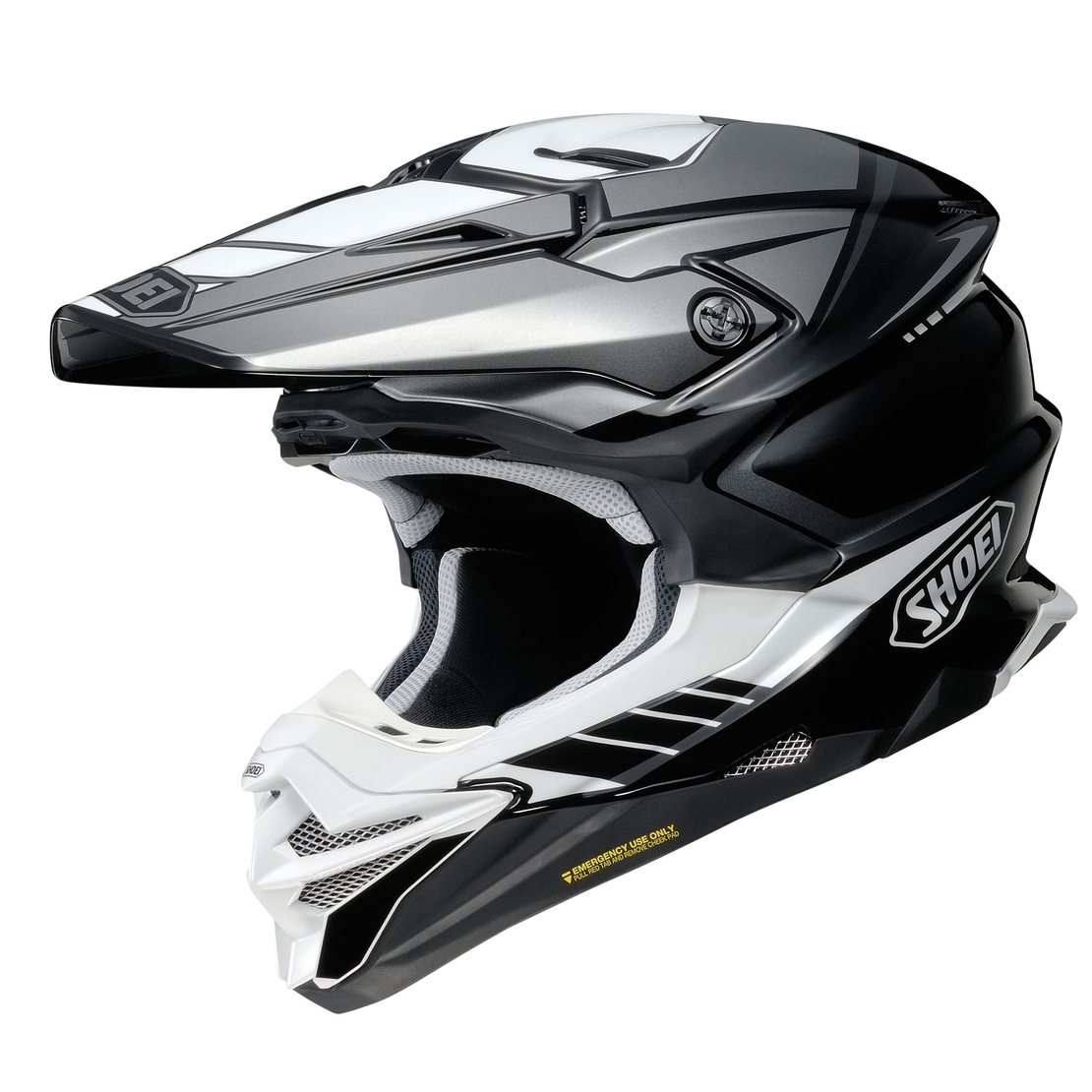 קסדת שטח SHOEI VFX-WR 06 JAMMER TC-5 שחור/אפור/לבן
