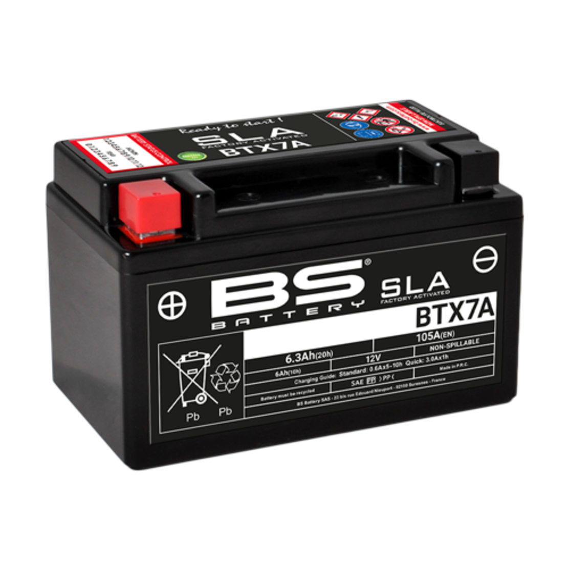 מצבר BS BATTERY SLA BTX7A (FA)
