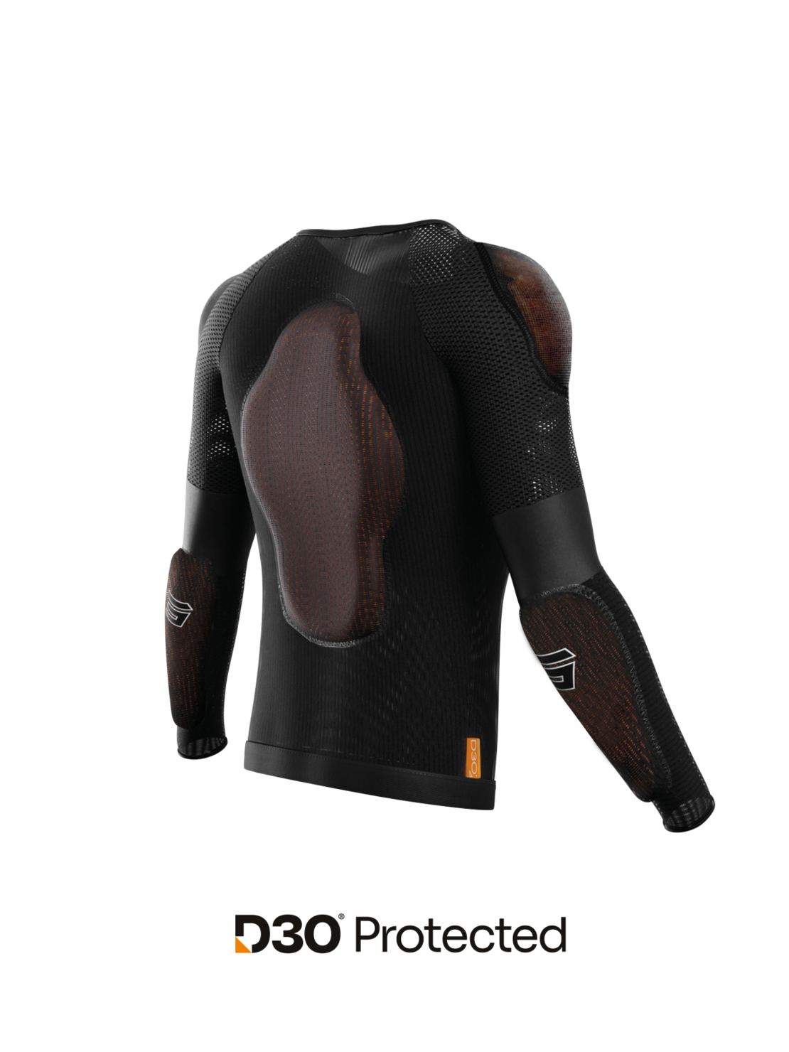 מגן גוף שרוול ארוך SHOT RACE D3O VEST שחור