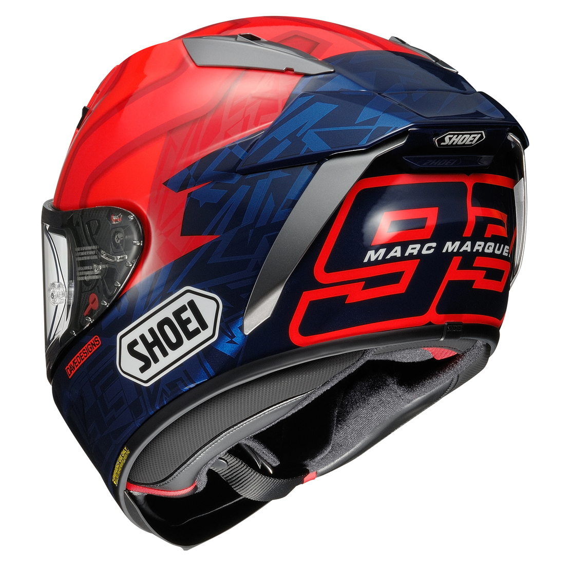 קסדת SHOEI X-SPR PRO MARQUEZ7 TC-1 אדום/כחול