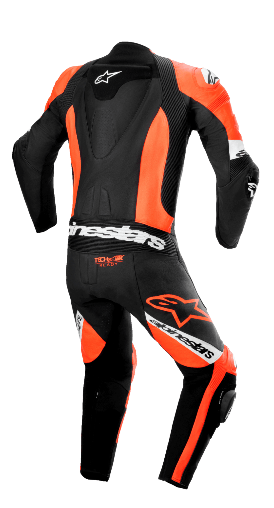 חליפת עור חלק אחד ALPINESTARS MISSILE V2 WARD שחור/אדום/לבן