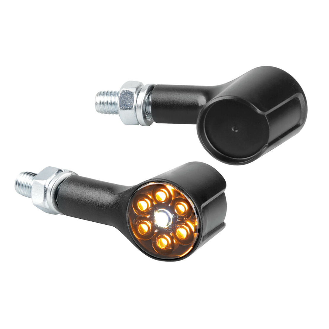 זוג וינקרים קדמיים עגולים לד עם תאורת דרך LAMPA
