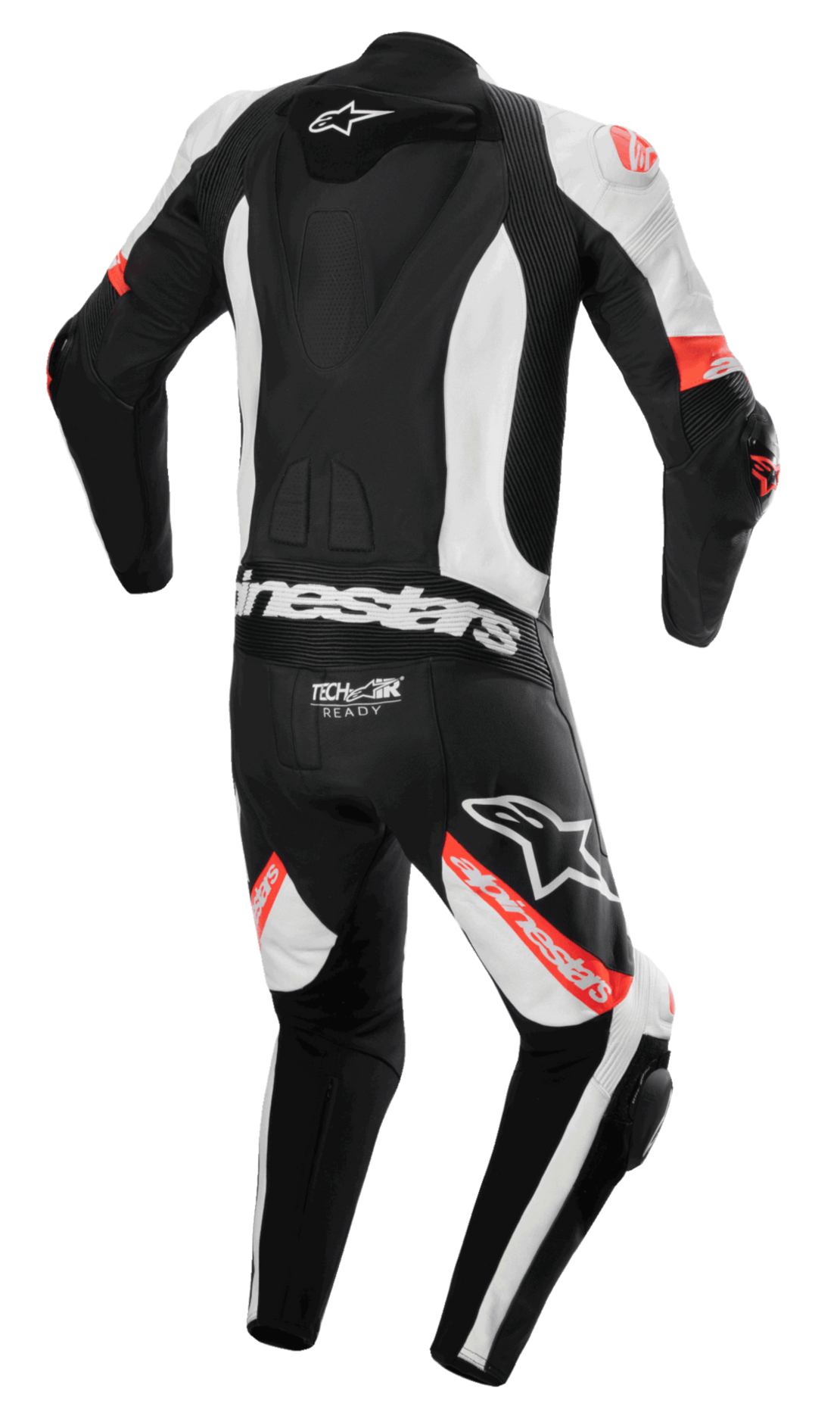 חליפת עור חלק אחד ALPINESTARS MISSILE V2 WARD שחור/לבן/אדום