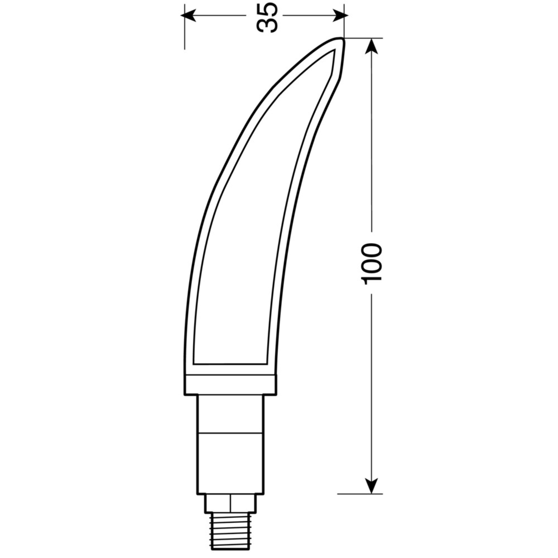 זוג וינקרים לד מעוצבים דגם LAMPA Katana