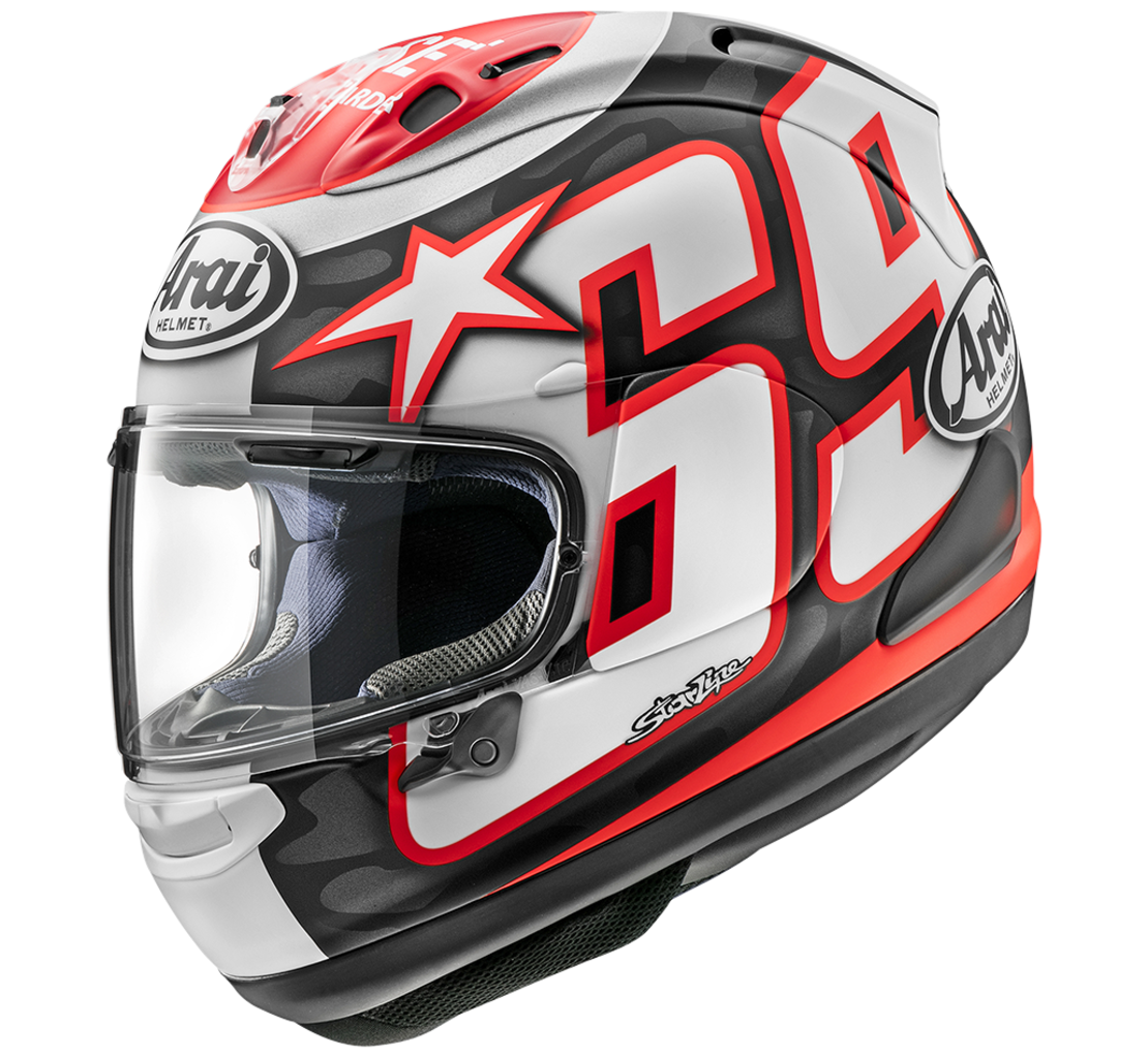 קסדת אראי Arai RX-7V אפור/אדום/לבן מט