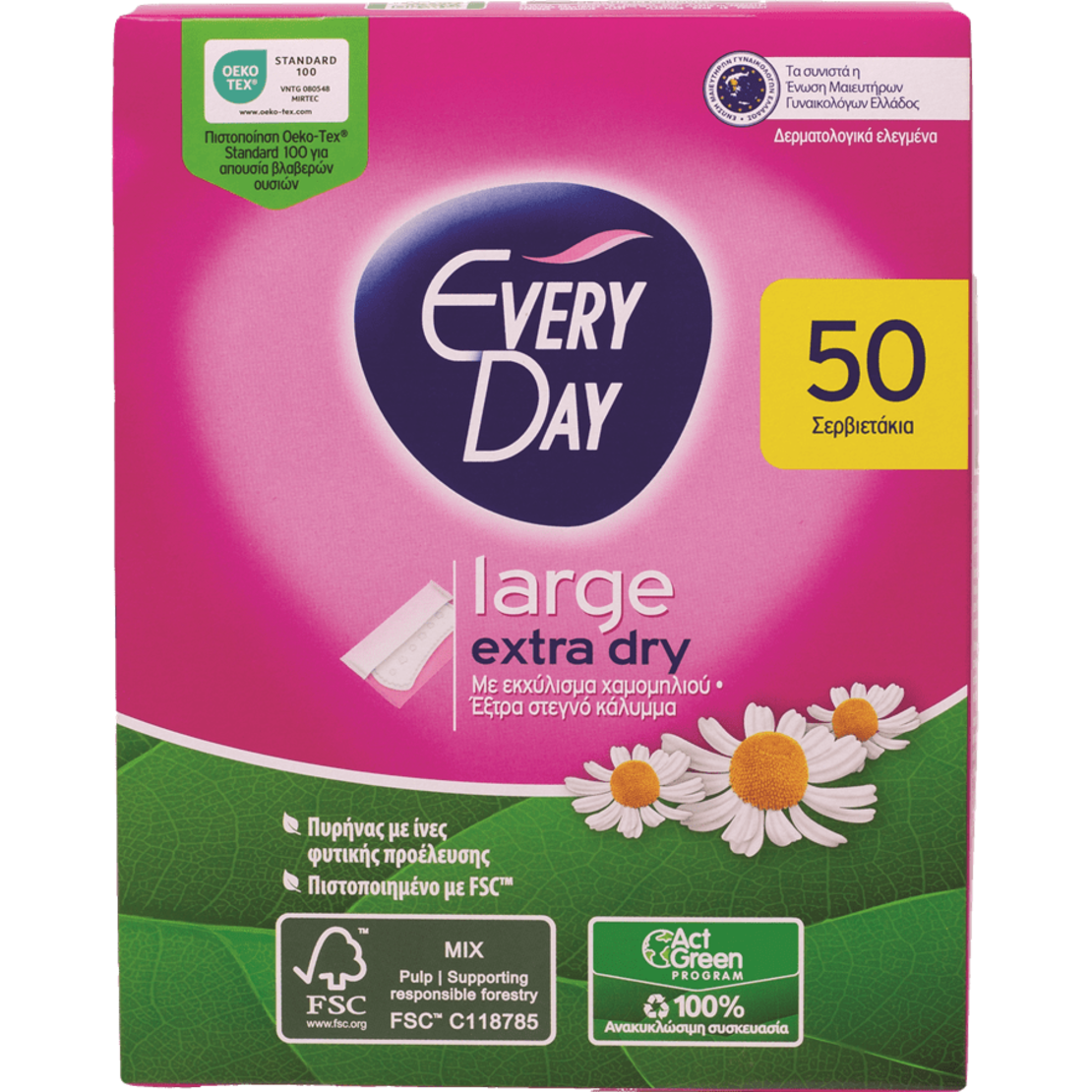 EveryDay | אברי דיי מגן תחתון לארג׳ | 50 יחידות