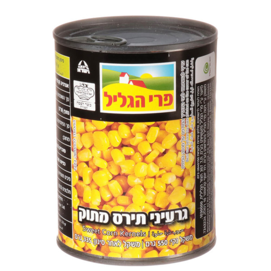 גרעיני תירס מתוק - פרי הגליל 500 ג׳