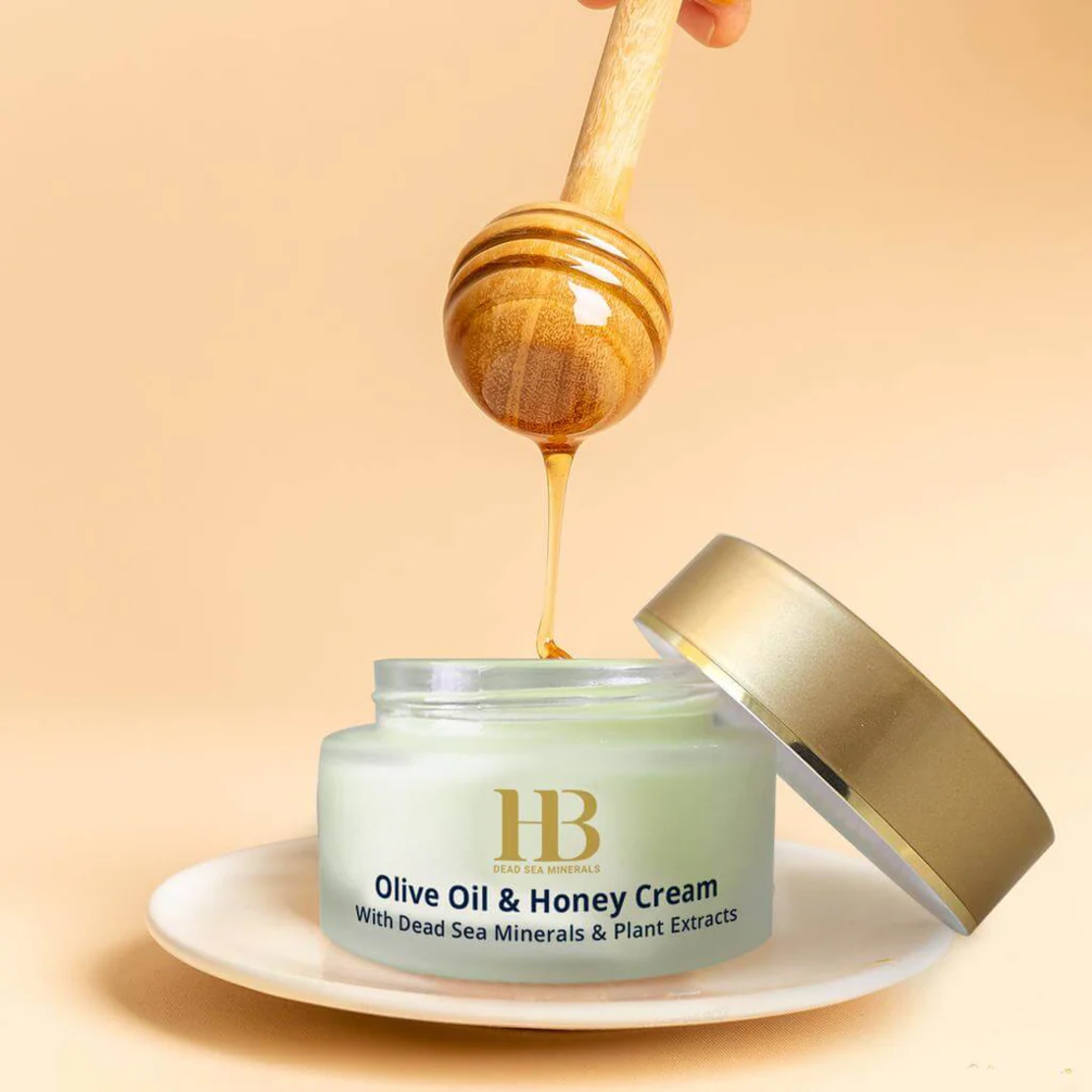 קרם לחות מועשר בשמן זית ודבש