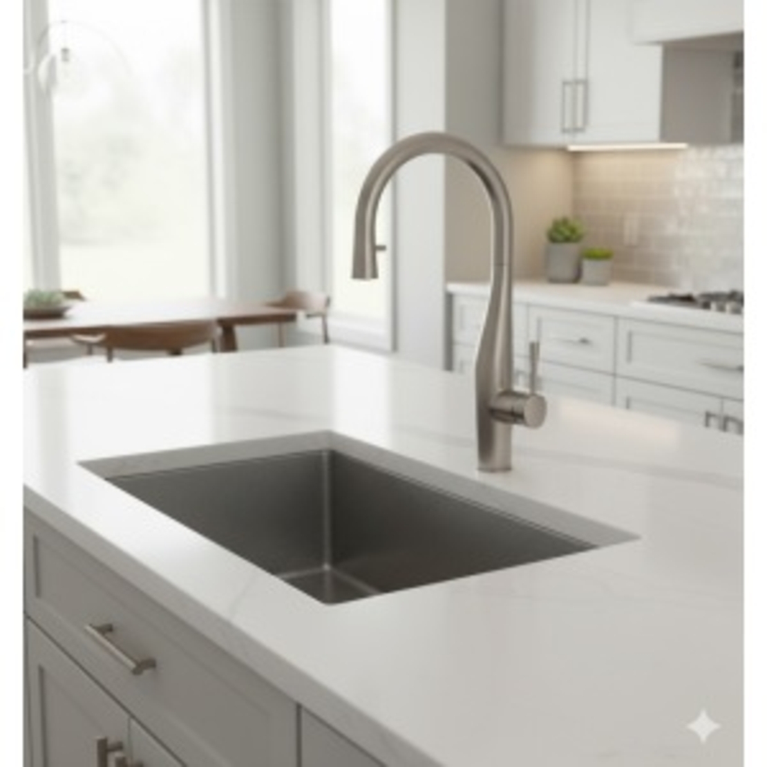 ברז מטבח נשלף | 2 מצבי זרימה | Imagine | ניקל מוברש | 304869BN