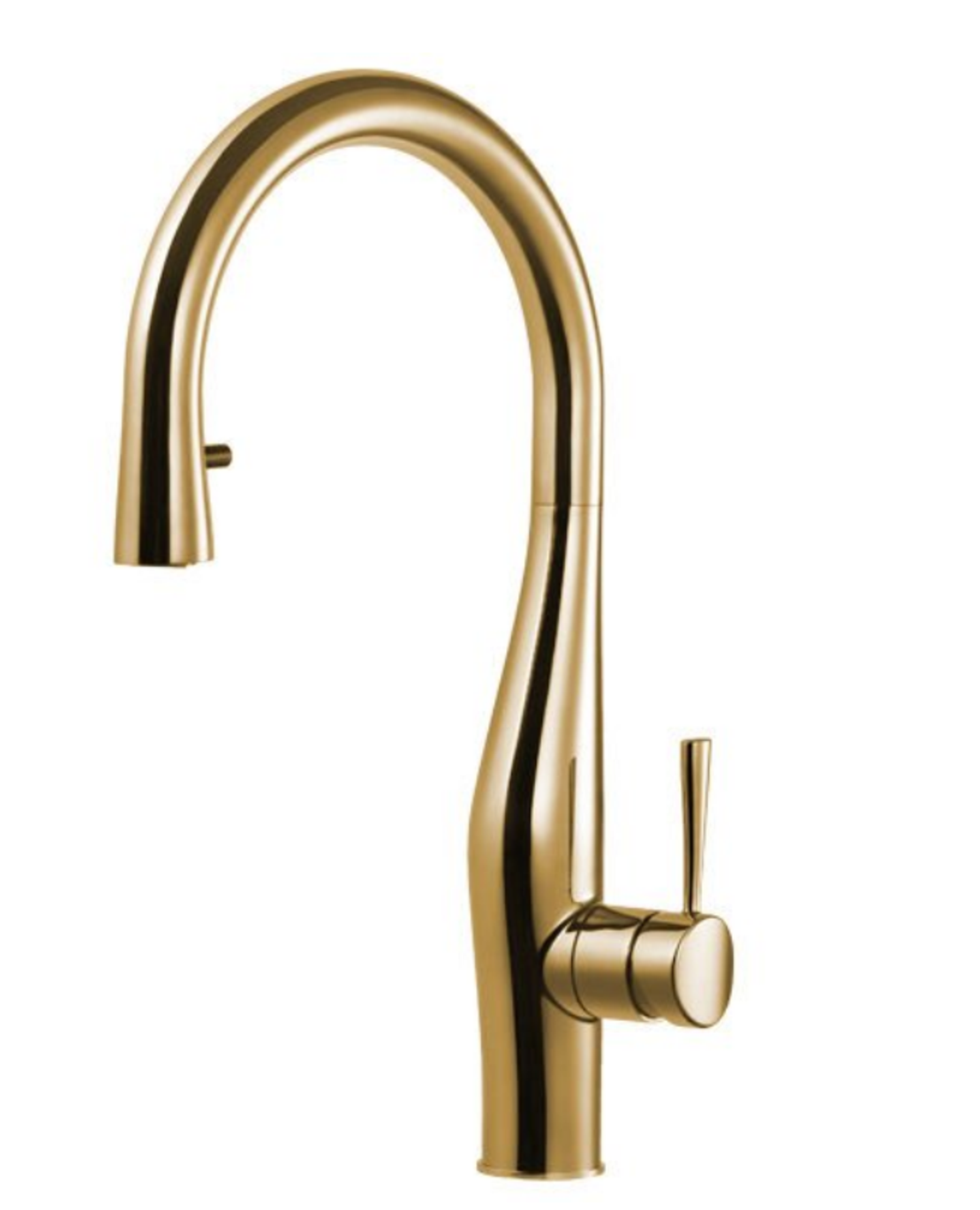 ברז מטבח נשלף | 2 מצבי זרימה | Imagine | זהב מוברש | 304869BG